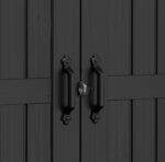 Keter Premier Apex Outdoor Garden Storage Shed, Grey, 7.5 x 7 ft