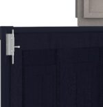 Duramax YardMate PLUS 5 x 8 (4.28 m2) Plastic Garden Shed with Heavy-Duty Plastic Floor, Strong Metal Roof Structure, Fire Retardant & Maintenance-Free Storage Shed, Dark Grey & Adobe