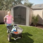 Lifetime 60190 7 x 7ft Heavy Duty Plastic Shed, Beige