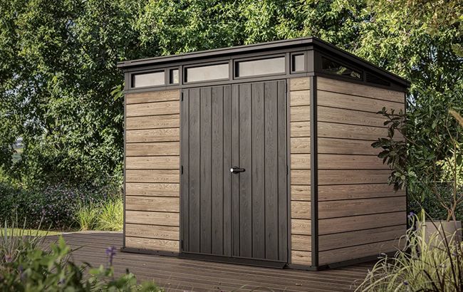 Signature Shed 9x7ft - Ashwood Brown