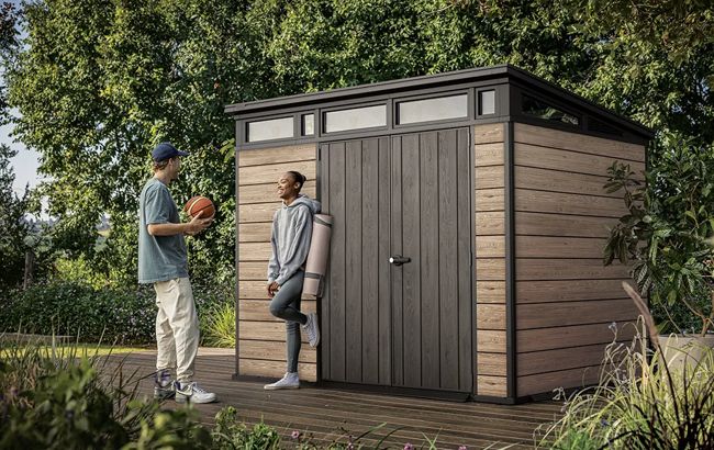 Signature Shed 9x7ft - Ashwood Brown