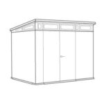 Signature Shed 9x7ft - Ashwood Brown