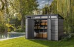 Signature Pent Shed 11x7ft - Storm Grey