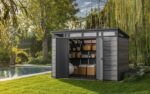 Signature Pent Shed 11x7ft - Storm Grey
