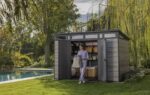 Signature Pent Shed 11x7ft - Storm Grey