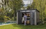 Signature Pent Shed 11x7ft - Storm Grey