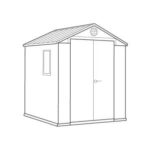 Darwin Shed 6x8ft - Green