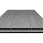 Pro Grade 6ft x 8ft Premium Plastic Double Door Garden Shed - Grey/Anthracite Wood Touch Texture