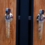 Wood Effect Wheelie Bin Storage - Double Bin Store